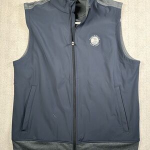 Men's Navy Sleeveless Vest by [Brand]